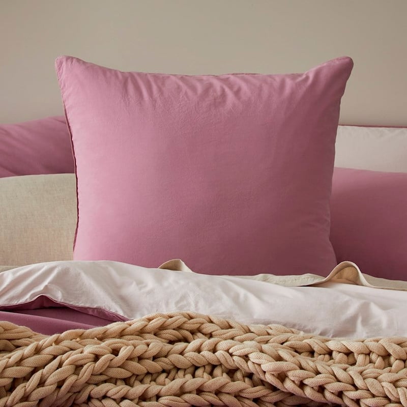 Two Toned Stonewashed Amethyst Quilt Cover Set + Separates