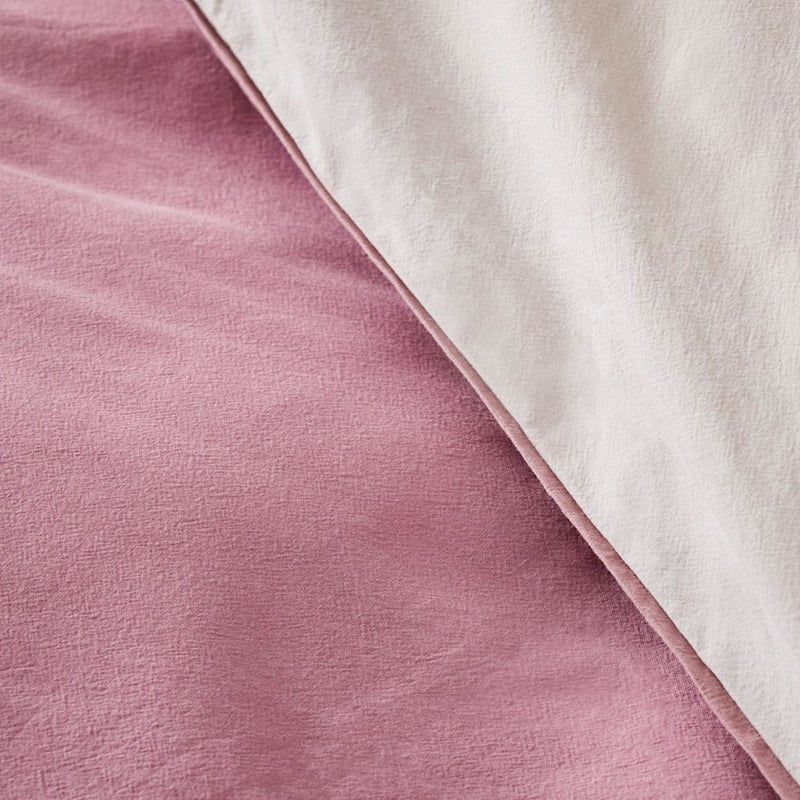 Two Toned Stonewashed Amethyst Quilt Cover Set + Separates