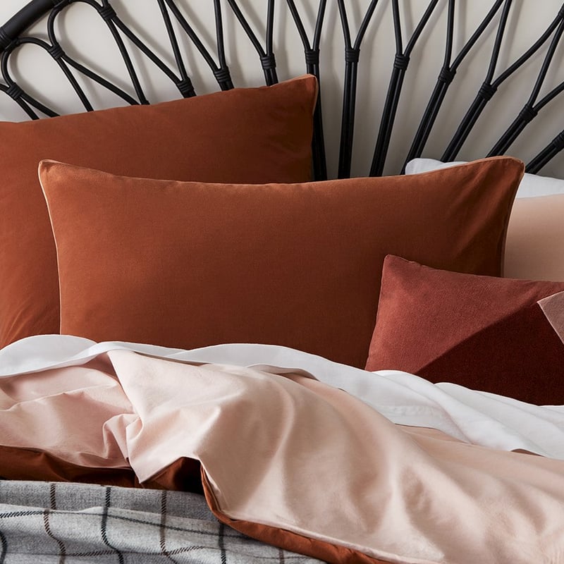 Two Toned Stonewashed Tobacco Quilt Cover Set + Separates