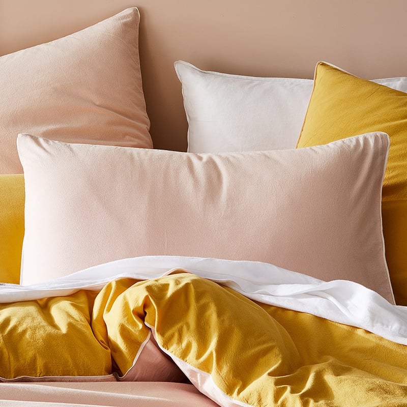 Two Toned Stonewashed Rose Quilt Cover Set + Separates