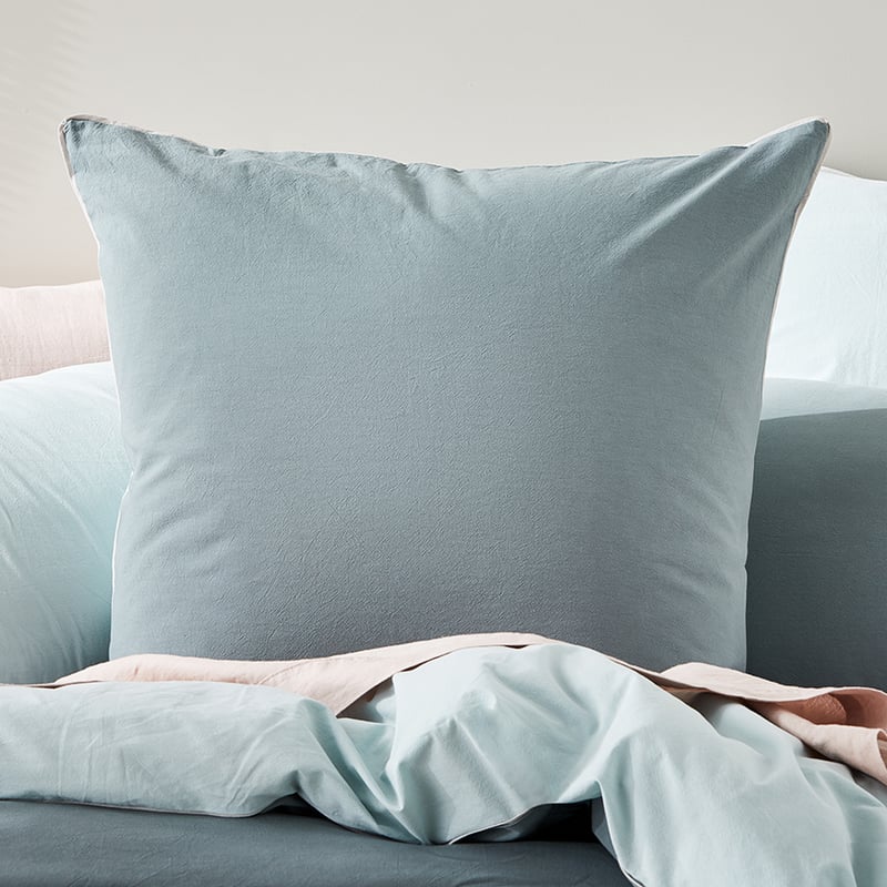 Two Toned Stonewashed Sage Quilt Cover Set + Separates