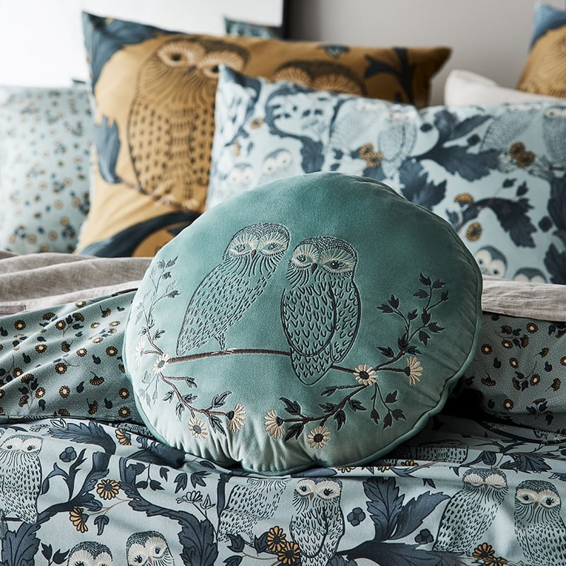 Lola Bamboo Cotton Twilight Quilt Cover Set + Separates