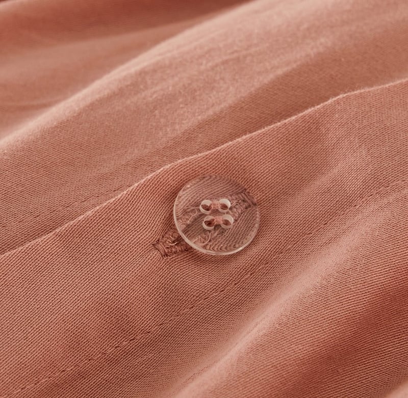 Elm Velvet Salmon Quilted Quilt Cover Separates