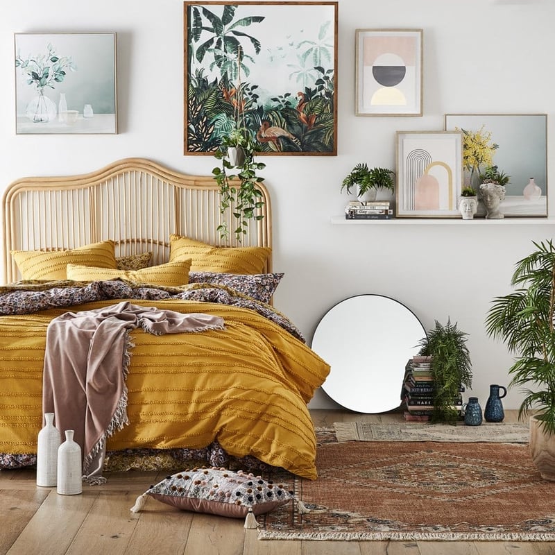 Millie Mustard Quilt Cover Separates
