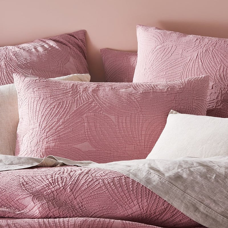 Alice Matelasse Blush Quilt Cover Separates