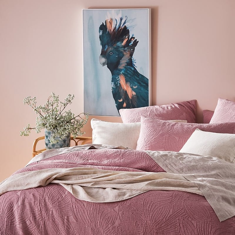 Alice Matelasse Blush Quilt Cover Separates