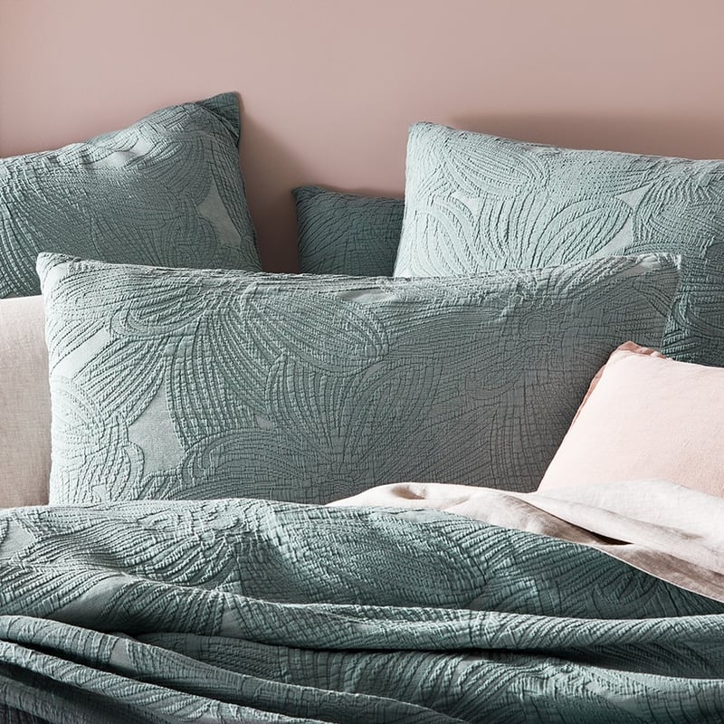 Alice Matelasse Sage Quilt Cover Separates