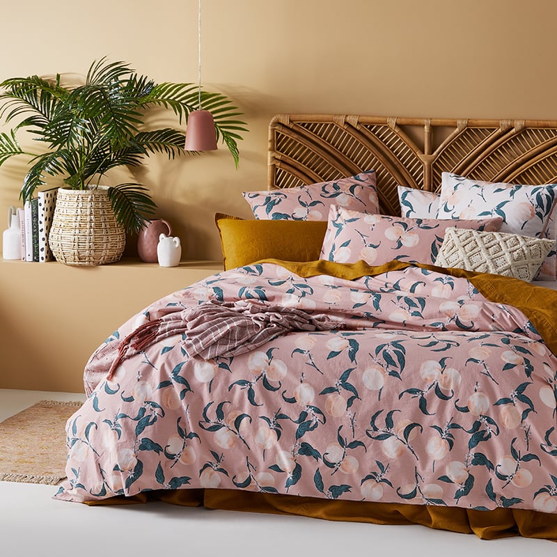 Stonewashed Peaches Quilt Cover Set + Separates