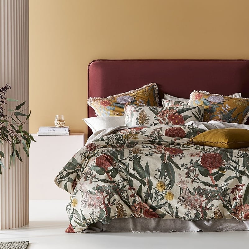 Grevillea Natural Quilt Cover Set + Separates