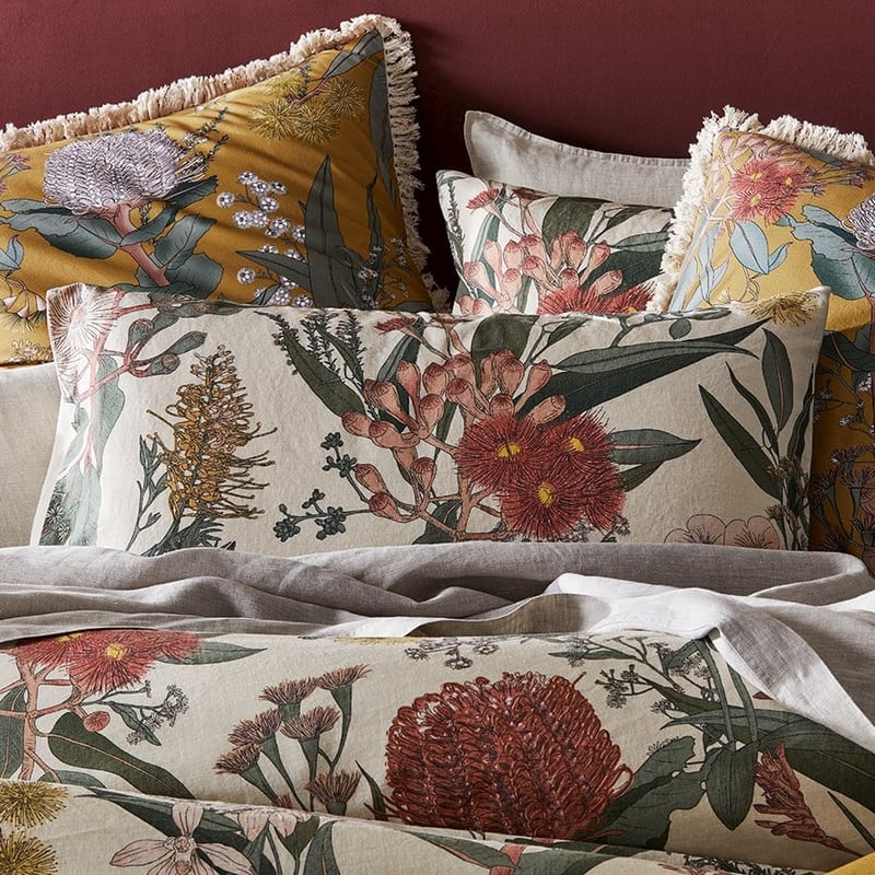 Grevillea Natural Quilt Cover Set + Separates