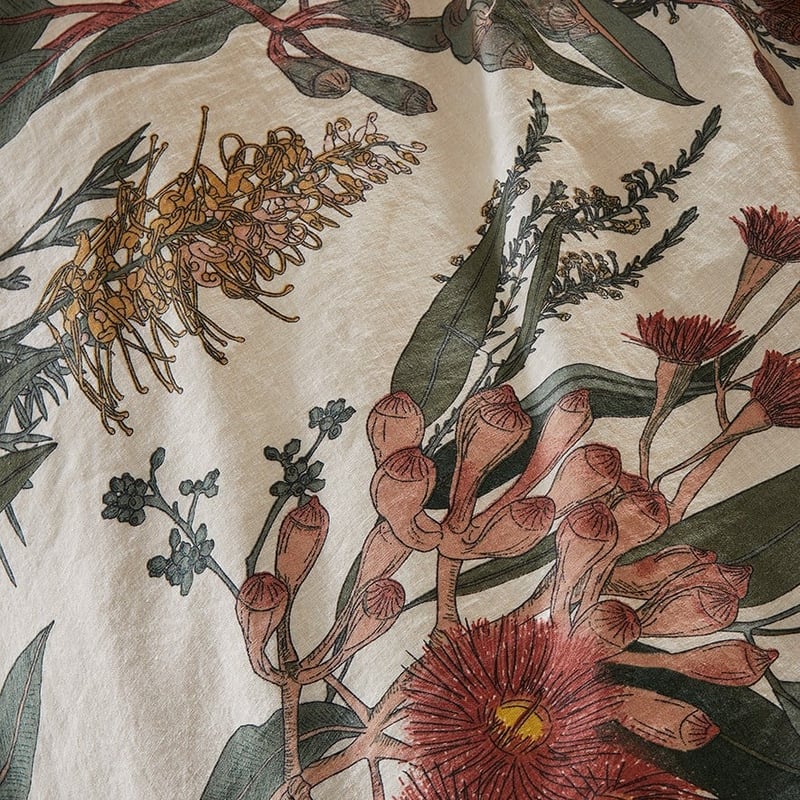 Grevillea Natural Quilt Cover Set + Separates