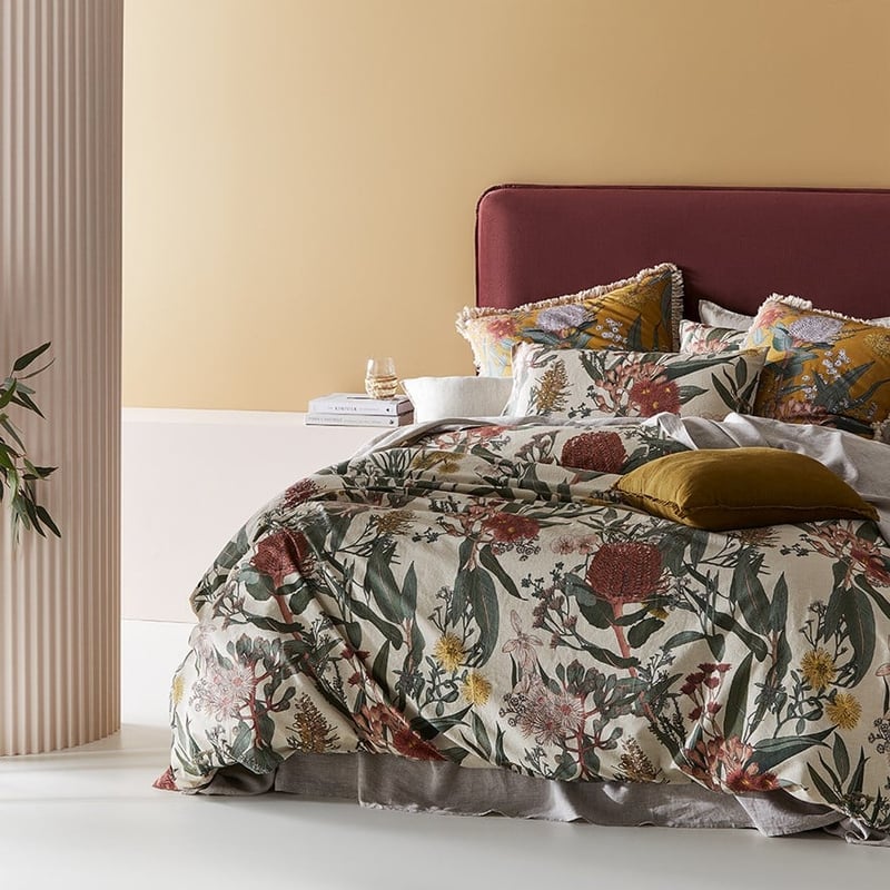 Grevillea Natural Quilt Cover Set + Separates