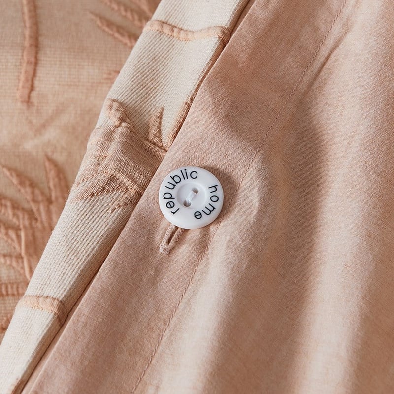 Palmetto Matelasse Apricot Quilt Cover Separates