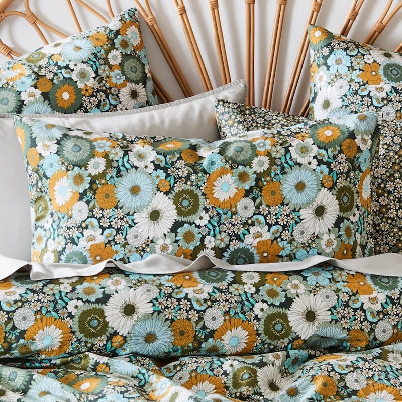 Penny Turquoise Quilt Cover Set + Separates