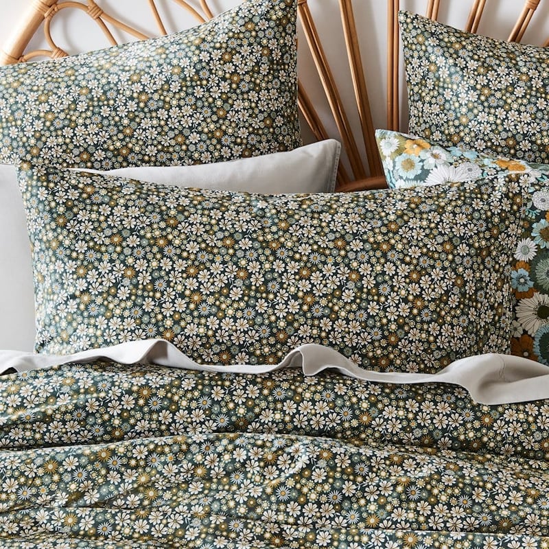 Penny Turquoise Quilt Cover Set + Separates