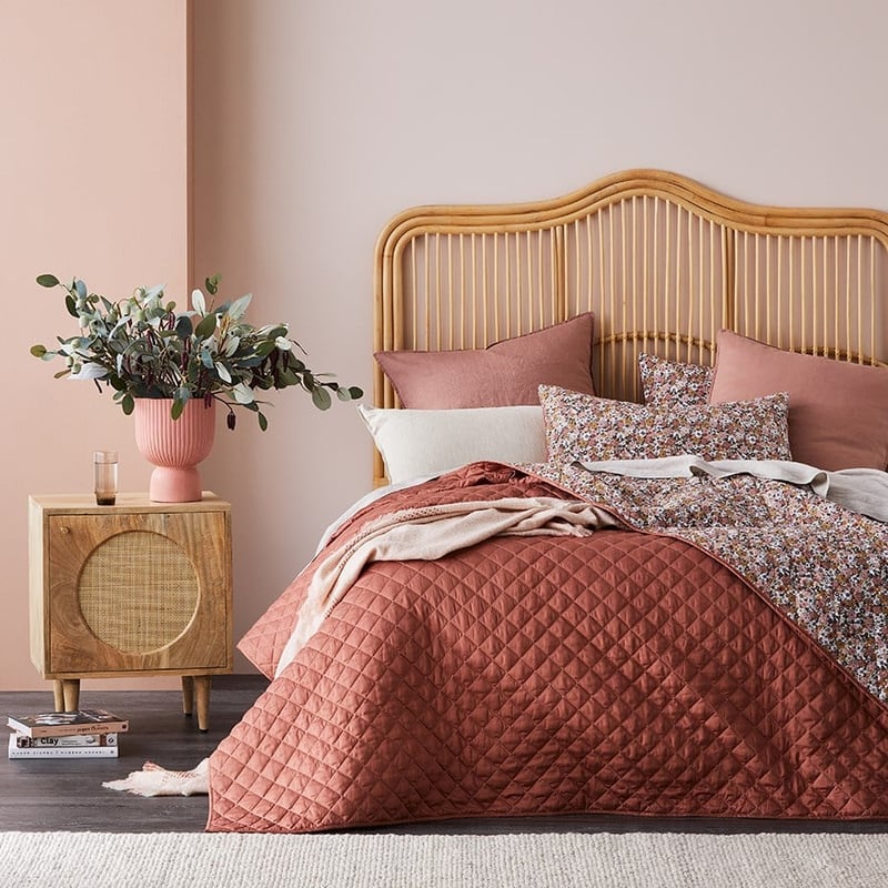 Retro Floral Coverlet Separates