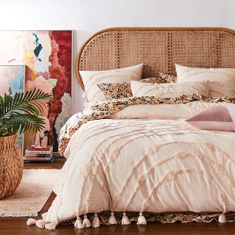 Sunrise Tufted Apricot Quilt Cover Separates