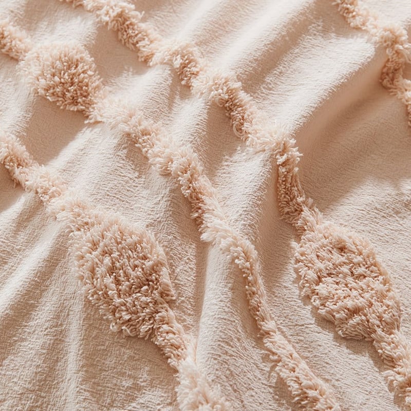 Sunrise Tufted Apricot Quilt Cover Separates