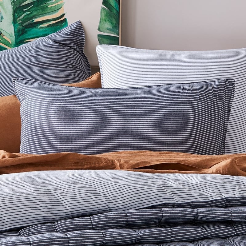 Cove Navy Quilt Cover Set + Separates