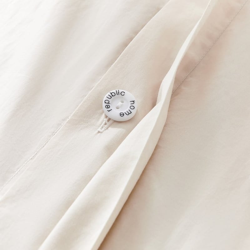 Bombay Tufted Natural Quilted Quilt Cover Separates