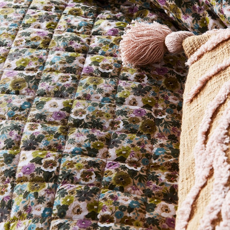 Viola Quilted Coverlet + Pillowcases