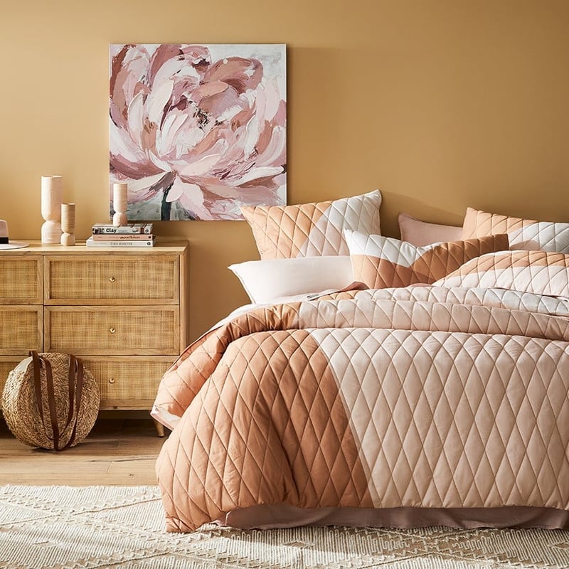 Quinn Multi Quilted Quilt Cover + Pillowcases