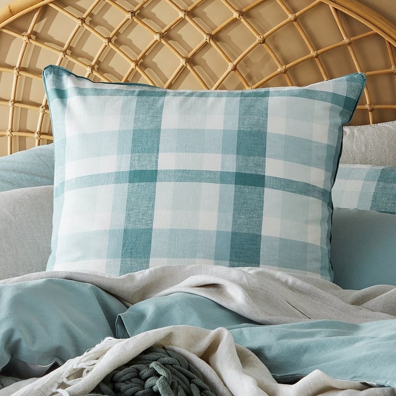 Vintage Washed Linen Soft Sage Quilt Cover Set + Separates