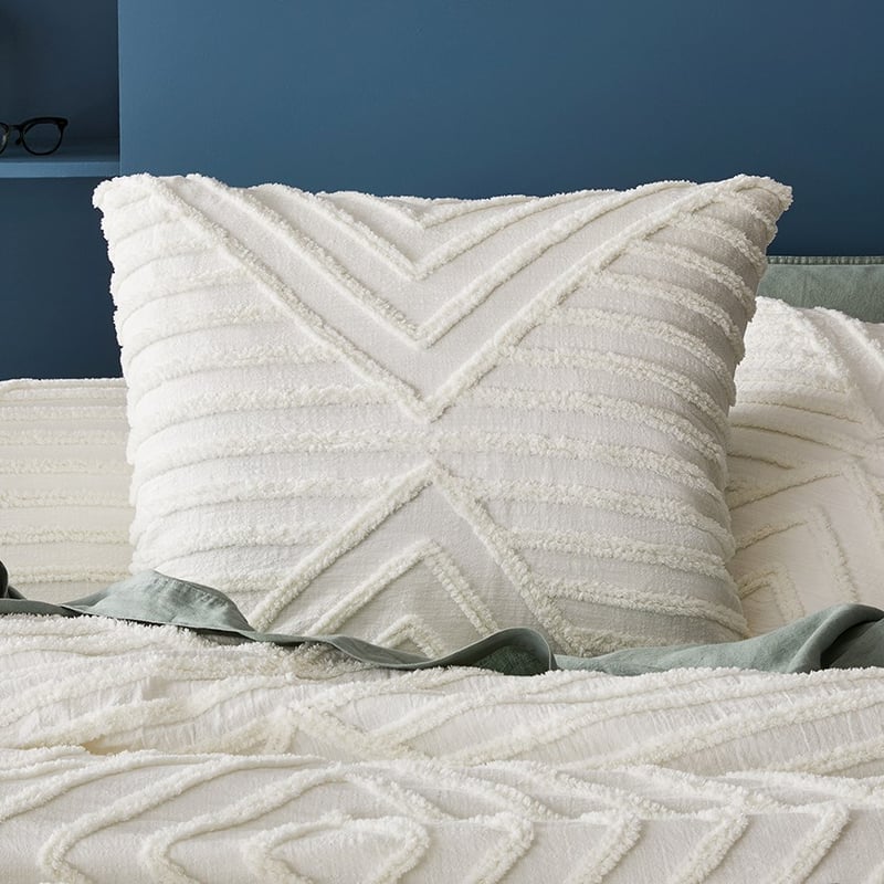 Harlow Tufted Off White Quilt Cover Separates