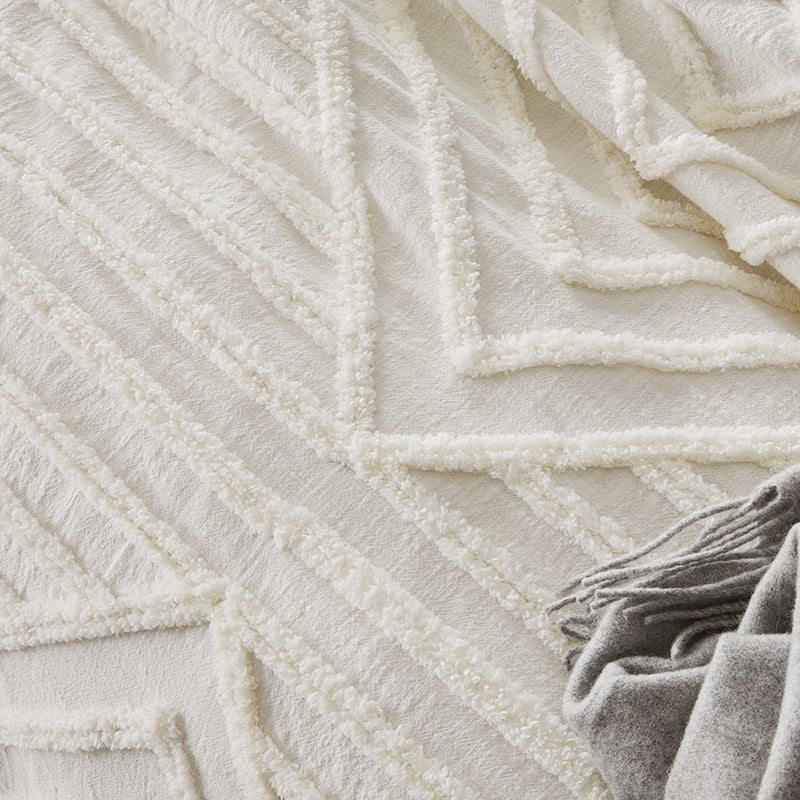 Harlow Tufted Off White Quilt Cover Separates