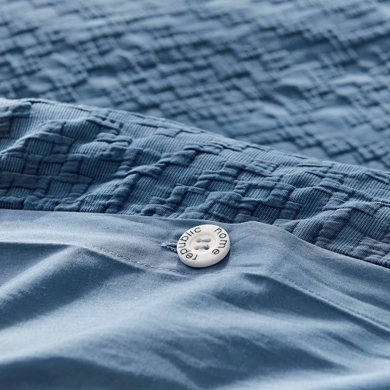 Mirella Matelasse Navy Quilt Cover Separates