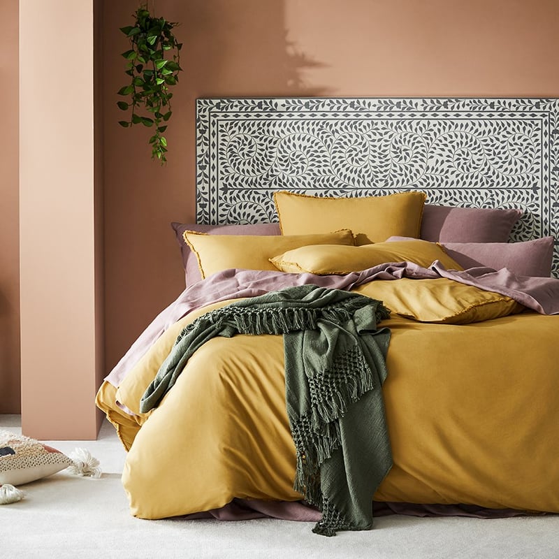 Bamboo Linen Cashew Quilt Cover Separates
