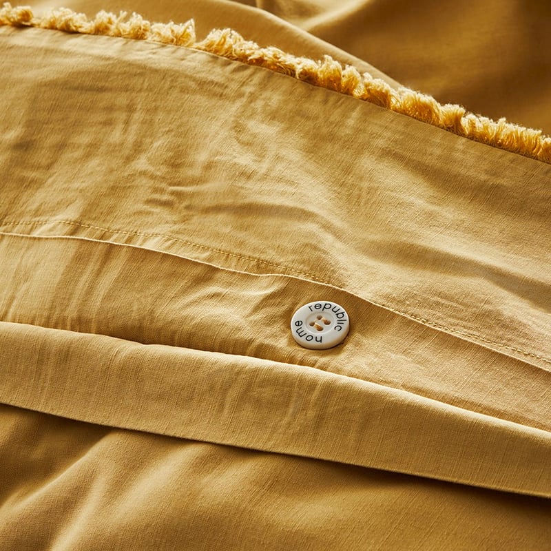 Bamboo Linen Cashew Quilt Cover Separates