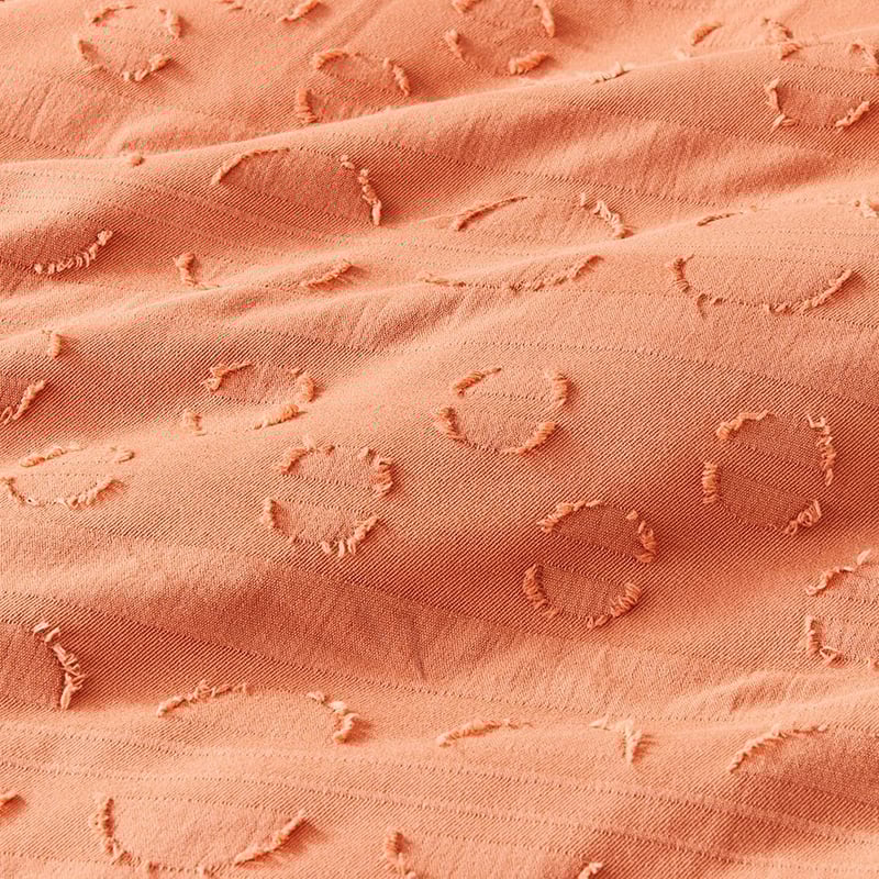 Cisco Matelasse Burnt Orange Quilt Cover Separates