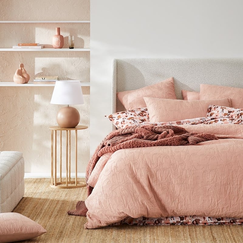 Sisterhood Rose Quilted Quilt Cover Separates