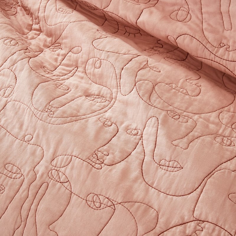 Sisterhood Rose Quilted Quilt Cover Separates
