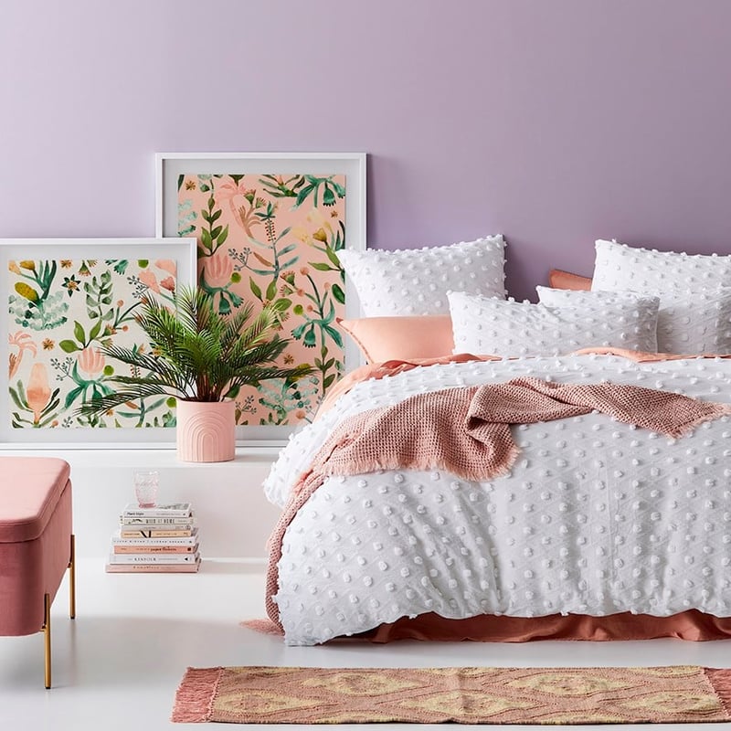 Demi Tufted White Quilt Cover 