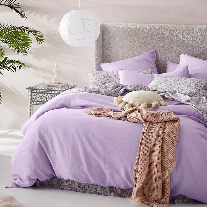 Vintage Washed Linen Pastel Quilt Cover Separates