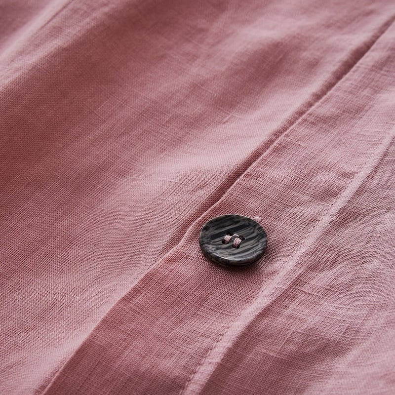 Vintage Washed Linen Rose Quartz Quilt Cover Separates