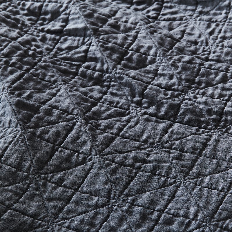 Vintage Washed Linen Magnet Quilted Quilt Cover Separates