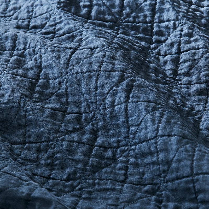 Vintage Washed Linen Old Navy Quilted Quilt Cover Separates