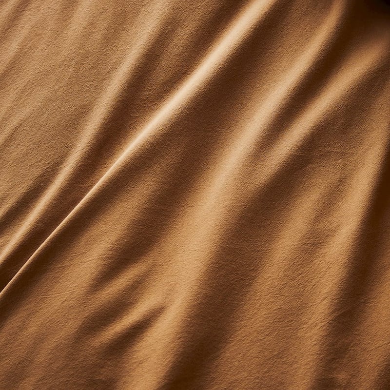Stonewashed Cotton Brown Sugar Quilt Cover Separates