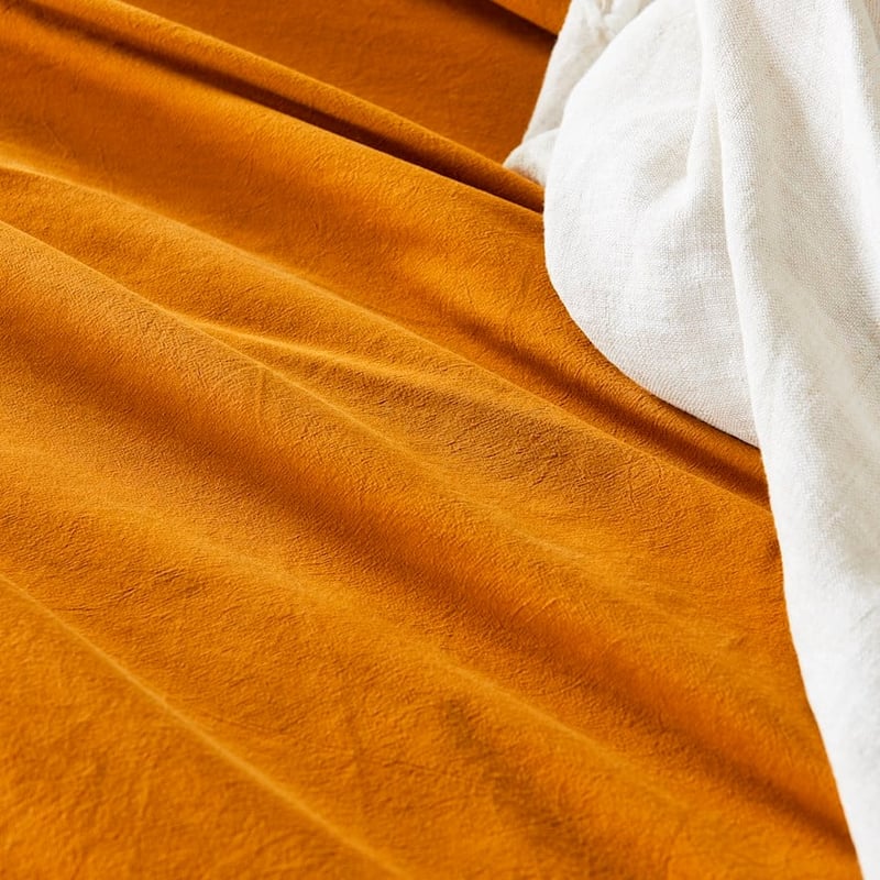 Stonewashed Cotton Chai Quilt Cover Separates
