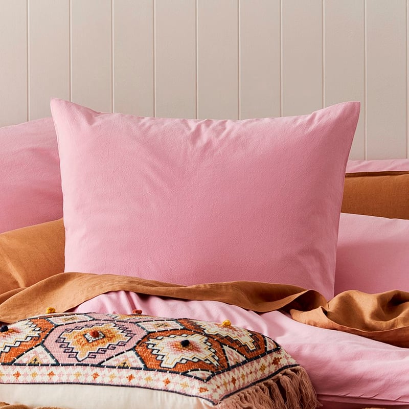 Stonewashed Cotton Fairy Floss Quilt Cover Separates