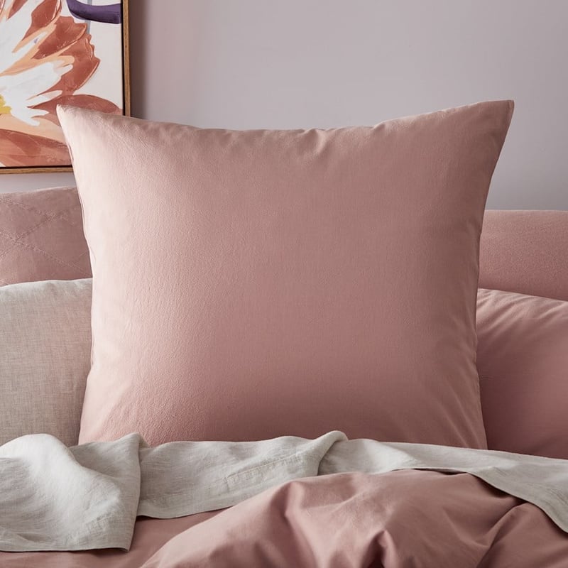 Stonewashed Cotton Misty Rose Quilt Cover Separates