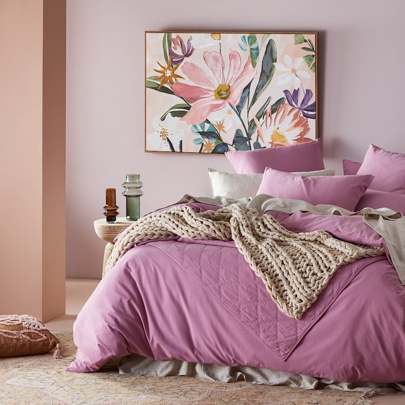 Stonewashed Cotton Mulberry Quilt Cover Separates