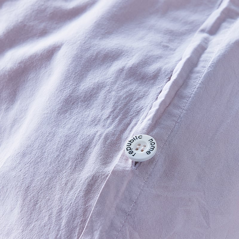 Stonewashed Cotton Orchid Quilt Cover Separates
