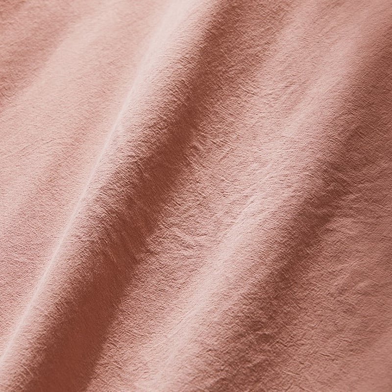 Stonewashed Cotton Peach Quilt Cover Separates