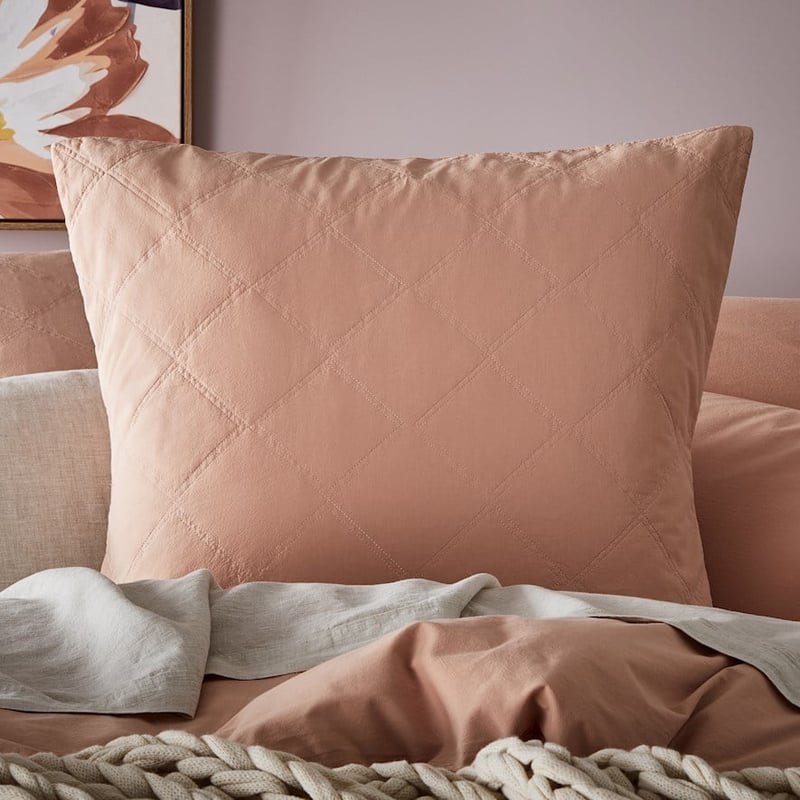 Stonewashed Cotton Sunset Quilted Coverlet Separates