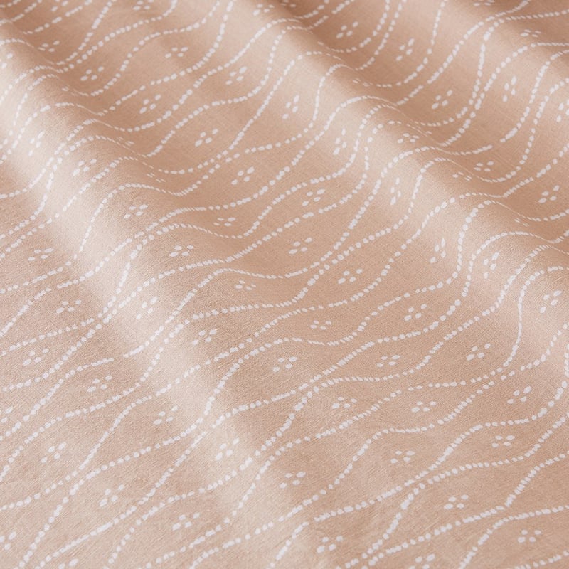 Stonewashed Printed Cotton Nude Quilt Cover Separates