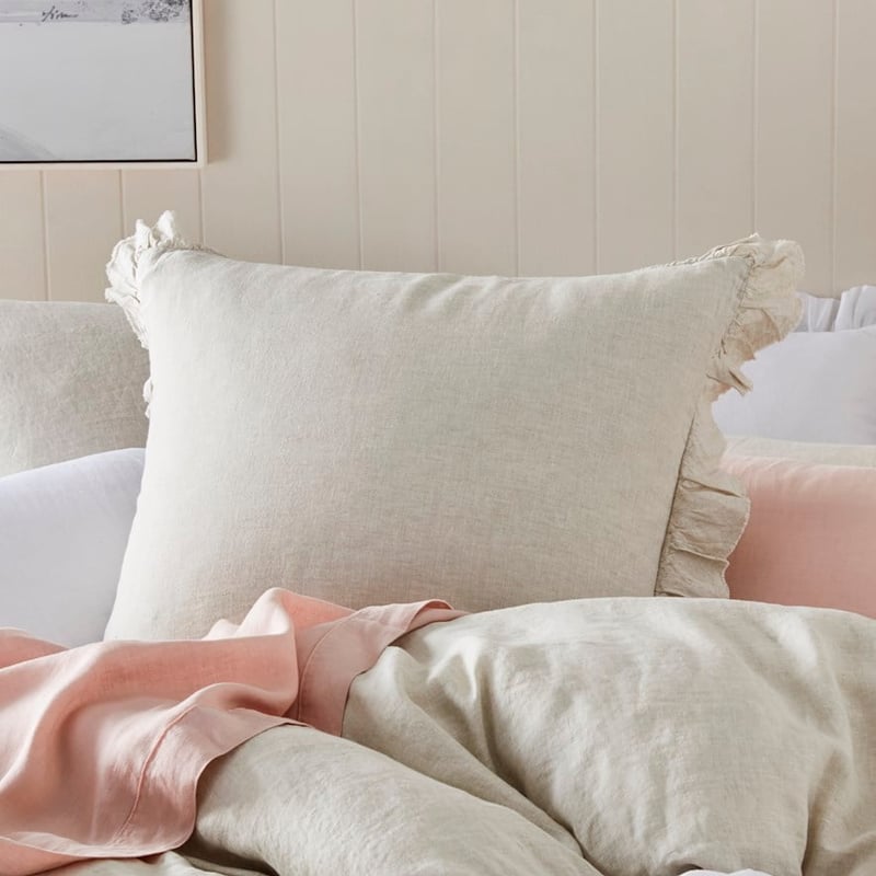 Vintage Washed Linen Linen Ruffle Quilt Cover Separates